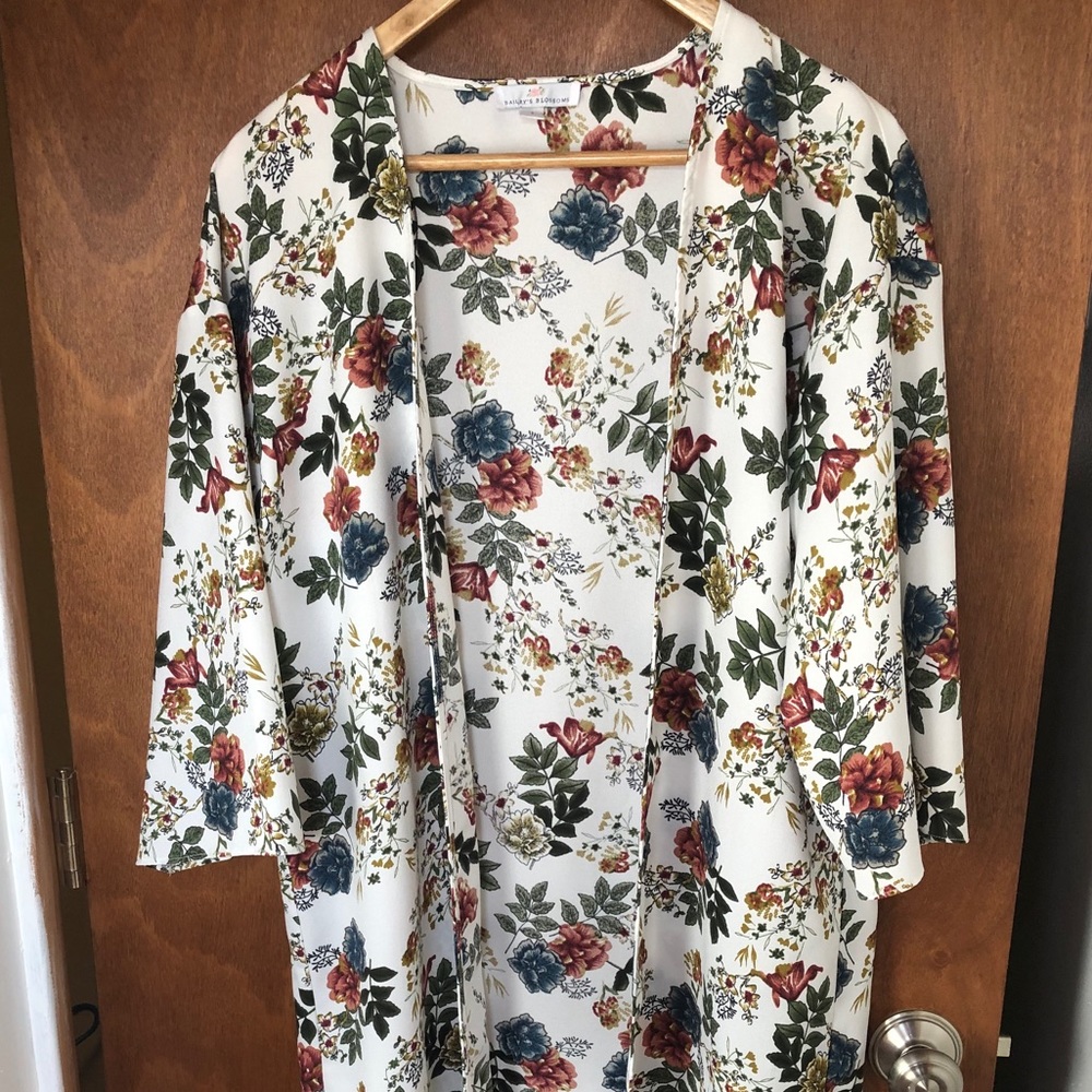 Bailey’s Blossoms Maxi Floral Cardigan